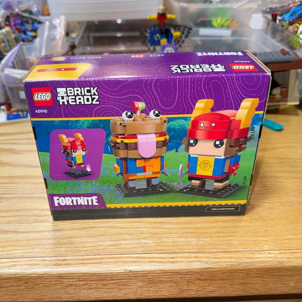 New Sealed LEGO Fortnite 40910 Beef Boss & Skye Brickheadz VIP Insiders Set NIB! - Picture 2 of 3